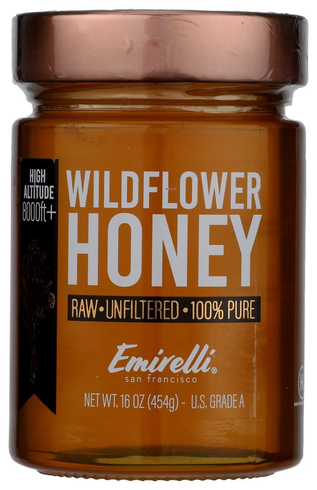 Pack of 6 Emirelli Wildflower Honey 16 oz