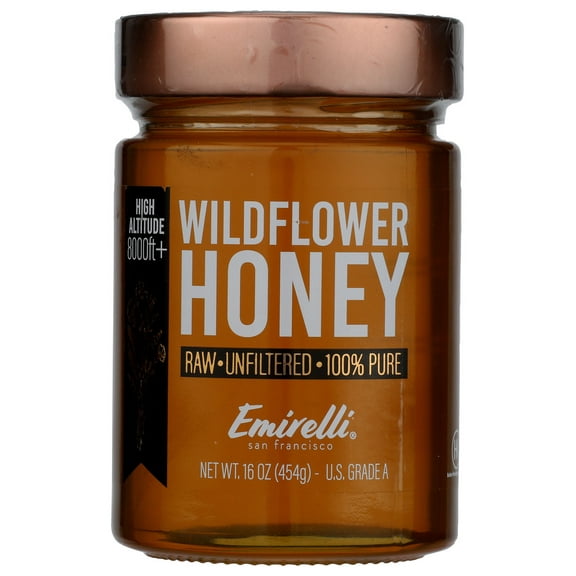 Pack of 6 Emirelli Wildflower Honey 16 oz