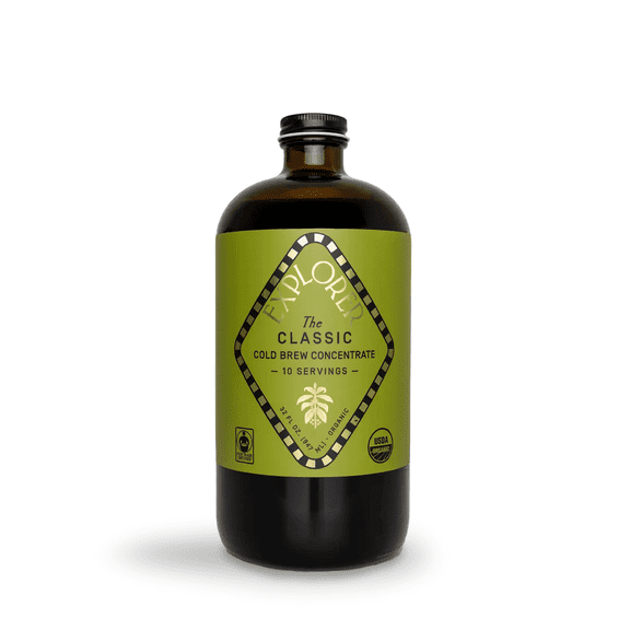 (Pack of 6), Explorer Cold Brew Coffee - The Classic, 32 fl oz