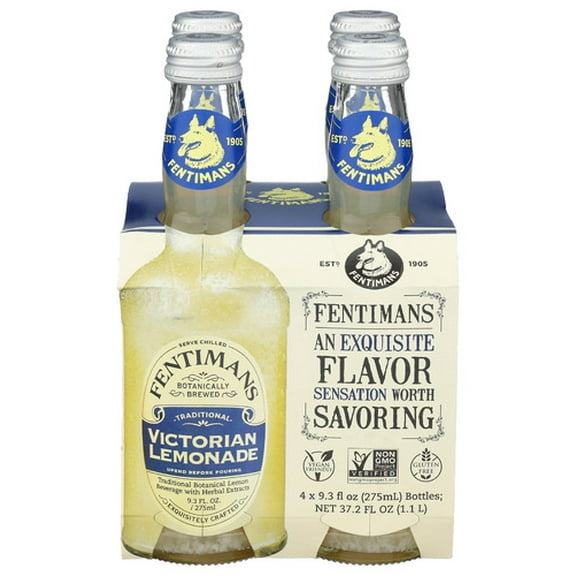(Pack of 6) Fentimans Beverage 4-Pack Lemonade Victorian 37.2 Fo