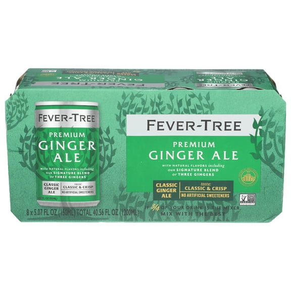 (Pack of 6) Fever Tree Soda Ginger Ale 40.56 Fl Oz