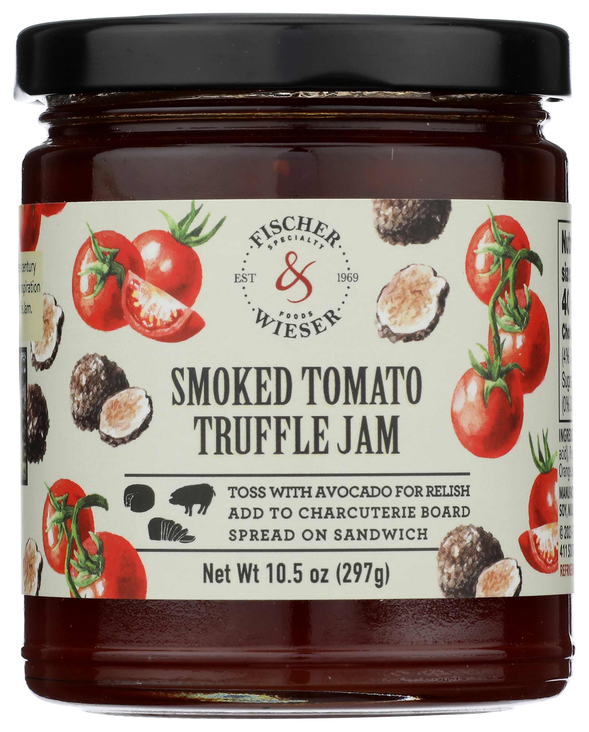 (Pack of 6), Fischer & Wieser Smoked Tomato Truffle Jam, 10.5 oz
