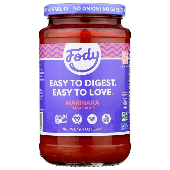 Fody Food Co. Pasta Sauce Marinara - Case Of 6 - 19.4 Oz