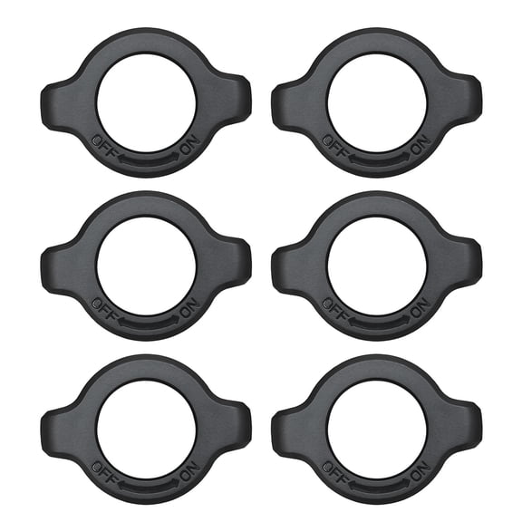 Pack of 6 General 17mm Balls Head Fastening Nut Spare Parts for Mobile Device Holders Car Mounts