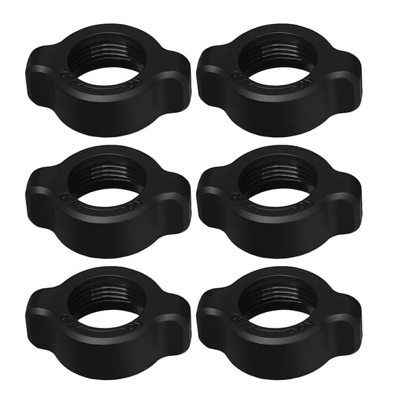 Pack of 6 General 17mm Balls Head Fastening Nut Spare Parts for Mobile Device Holders Car Mounts