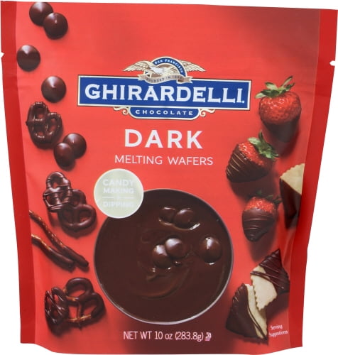 (Pack of 6) Ghirardelli Dark Candy Making Wafers 10 Oz