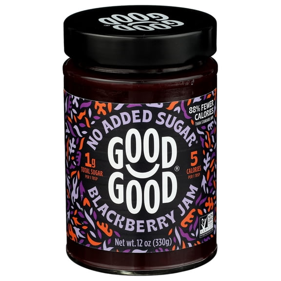 (Pack of 6) Good Good Blackberry Jam 12 Oz