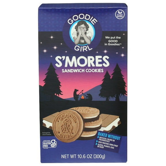 (Pack of 6) Goodie Girl Cookie Sandwich S'mores Cream 10.6 Oz