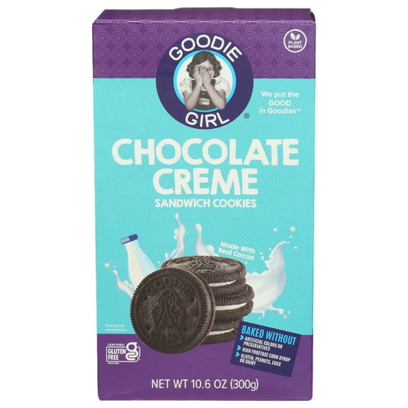 (Pack of 6) Goodie Girl Creme Chocolate Cookies 10.6 Oz
