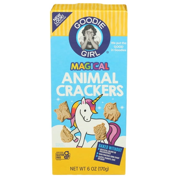 (Pack of 6) Goodie Girl Magical Animal Crackers 6 Oz