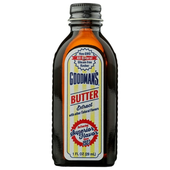 Pack of 6, Goodmans Butter Extract, 1 fl oz