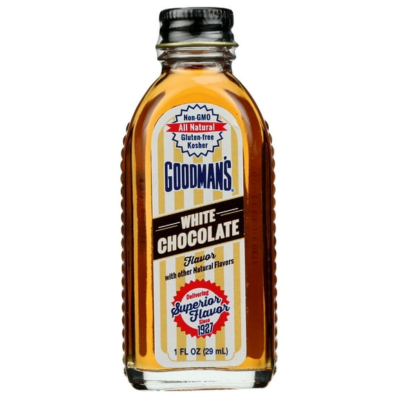 Pack of 6, Goodmans White Chocolate Extract, 1 fl oz