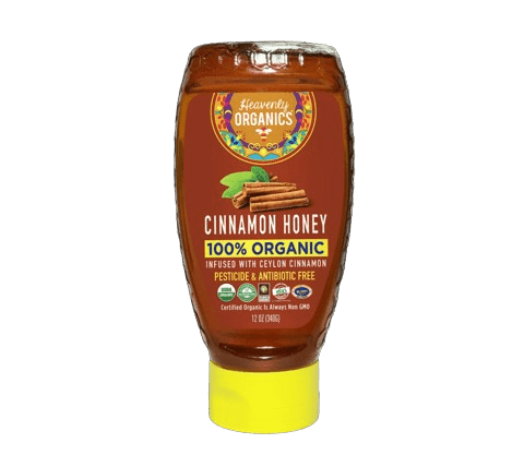 (Pack of 6) Heavenly Organics Honey Cinnamon Squeeze Organic 12 oz