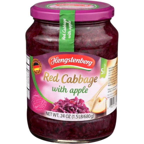 (Pack of 6) Hengstenberg Red Cabbage with Apple 24 Oz