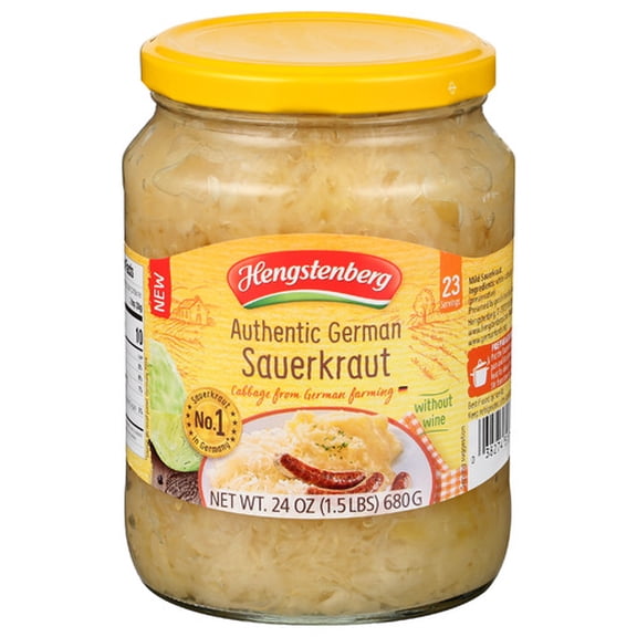 (Pack of 6) Hengstenberg Sauerkraut German Authentic 24 Oz