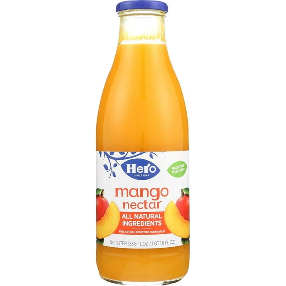Pack of 6, Hero Nectar Mango, 33.8 fl oz