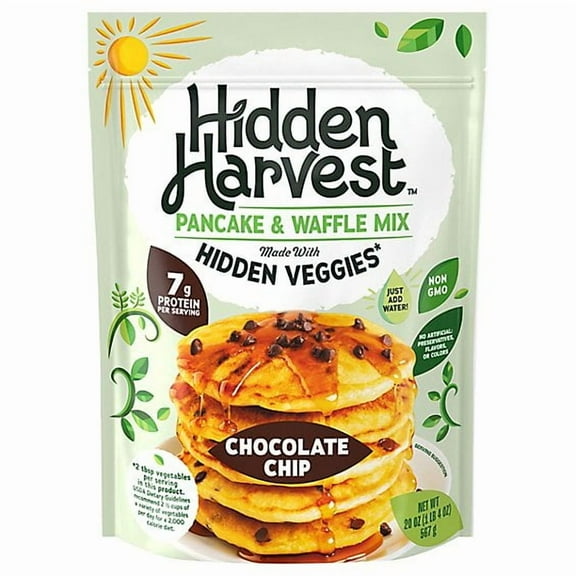 (Pack of 6) Hidden Harvest Mix Pancake Chocolate Chip 20 oz