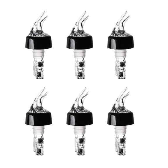 Pack of 6 Innovative Pouring Tool with Steel Ball Automatic Wine Pourer