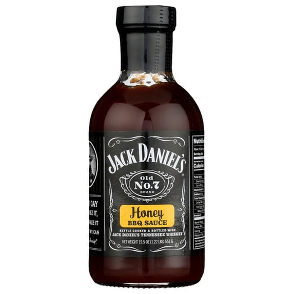 (Pack of 6) Jack Daniel's Honey BBQ Sauce 19.5 Oz
