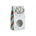 thumbnail image 1 of Pack of 6, Jolly Christmas Gourmet Window Box, Small 3.5x1.75x6.5" for Wrapped Candy, Pet Treats or Small Gift, 1 of 1