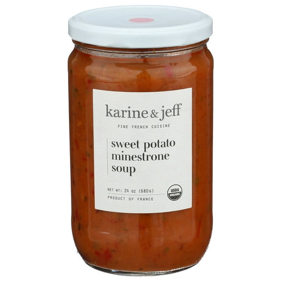 (Pack of 6) Karine & Jeff Sweet Potato Minestrone Soup 24 oz