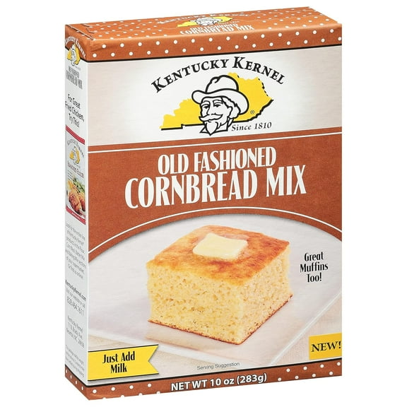 (Pack of 6), Kentucky Kernel Old Fashioned Cornbread Mix, 10 oz