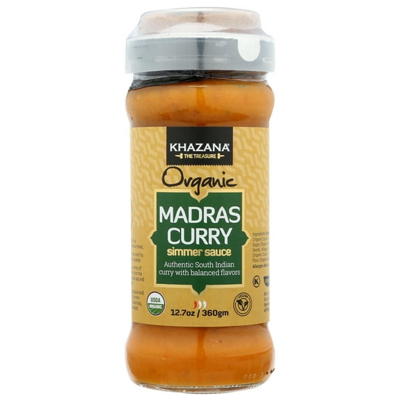 (Pack of 6) Khazana Simmering Madras Curry Sauce 12.7 Oz