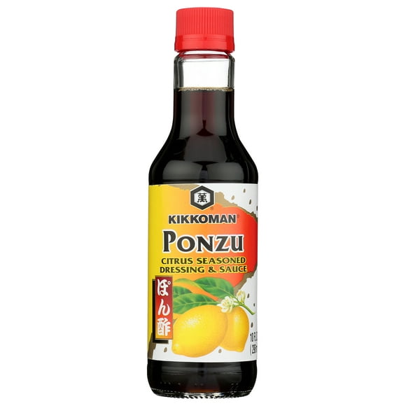 Pack of 6, Kikkoman Ponzu Citrus Seasoned Dressing & Sauce, 10 oz