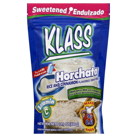 Pack of 6, Klass Horchata Rice & Cinnamon Flavored Drink Mix, 14.1 oz