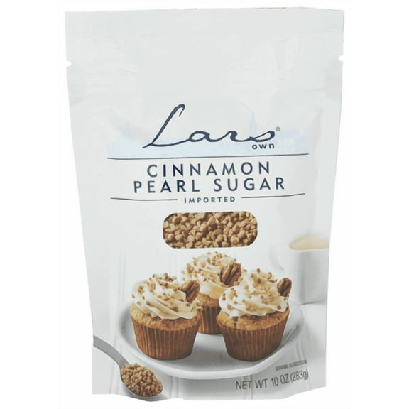 Pack of 6 Lars Own Sugar Pearl Cinnamon 10 oz