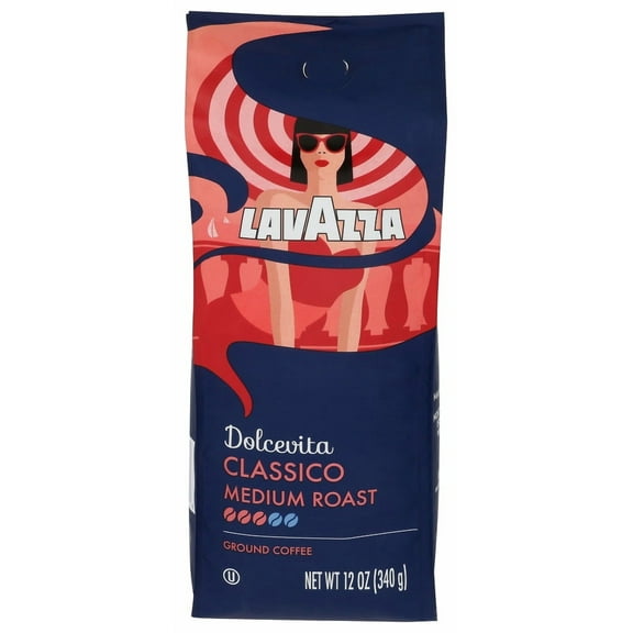 (Pack of 6) Lavazza Ground Coffee Div Classico 12 oz
