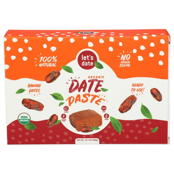 (Pack of 6) Let's Date Organic Date Paste 14.1 oz