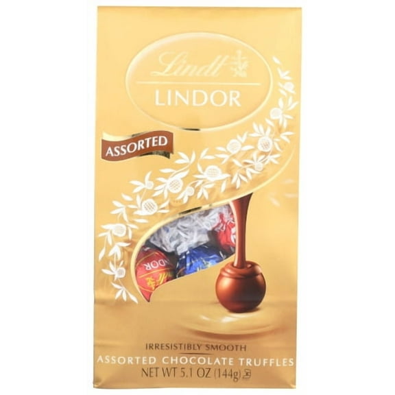 (Pack of 6) Lindt Truffle Bag Assorted Chocolate 12 pc 5.1 oz