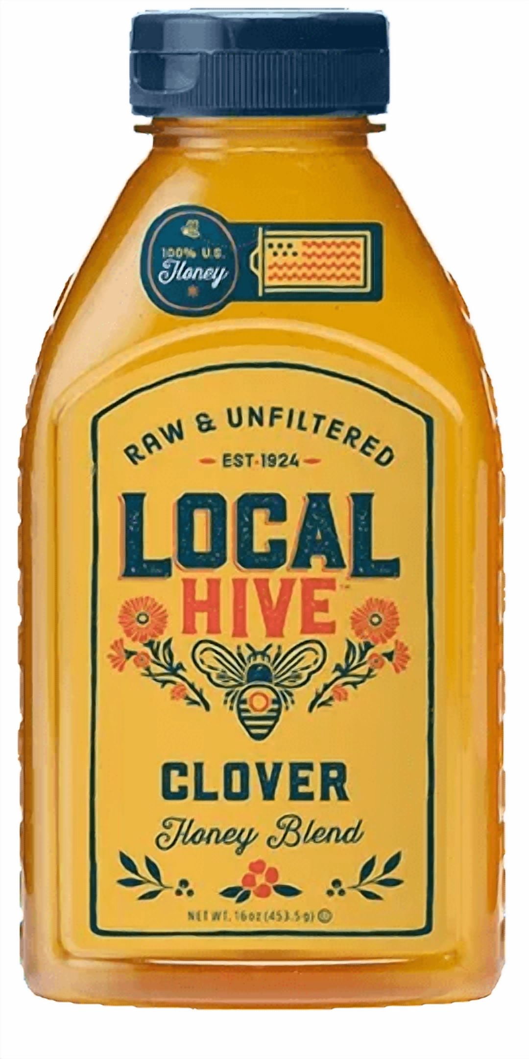 (Pack of 6) Local Hive 100% Honey 24 oz