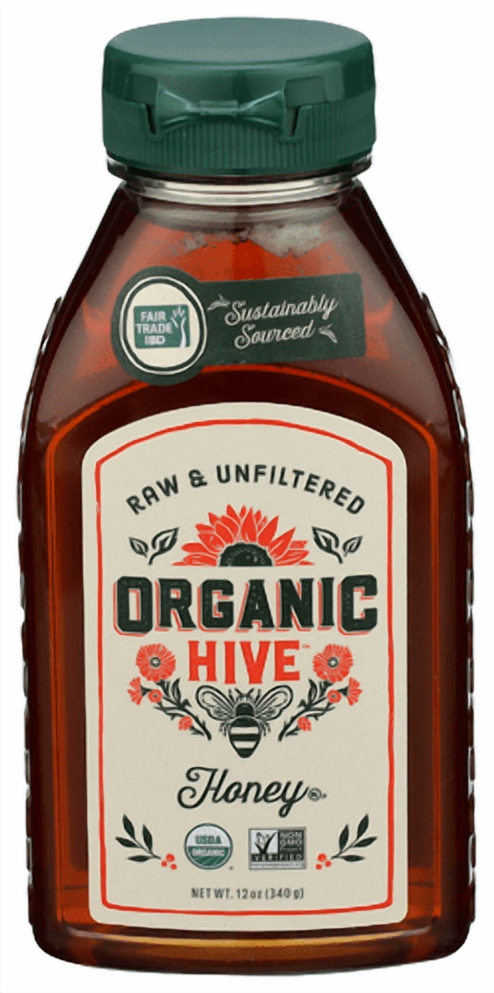 Pack of 6 Local Hive Raw Organic Honey 12oz - Walmart.com