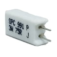 thumbnail image 1 of Pack of 6 MCPRM03WJP750B00 RESISTOR Metal Film, 75 OHM, 3W, 5%, RADIAL, 1 of 2