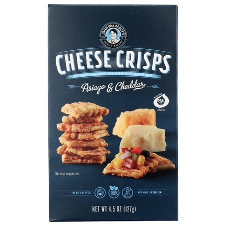 Pack of 6, Macys Asiago & Cheddar CheeseCrisps, 4.5 oz