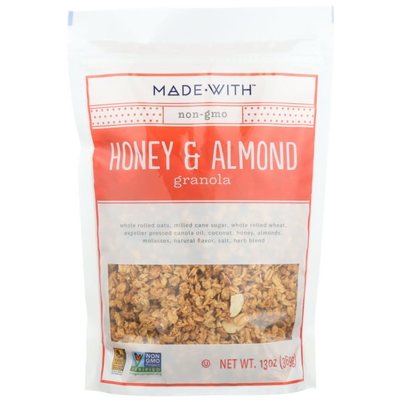 Pack of 6, Made With Honey & Almond Granola, 13 oz