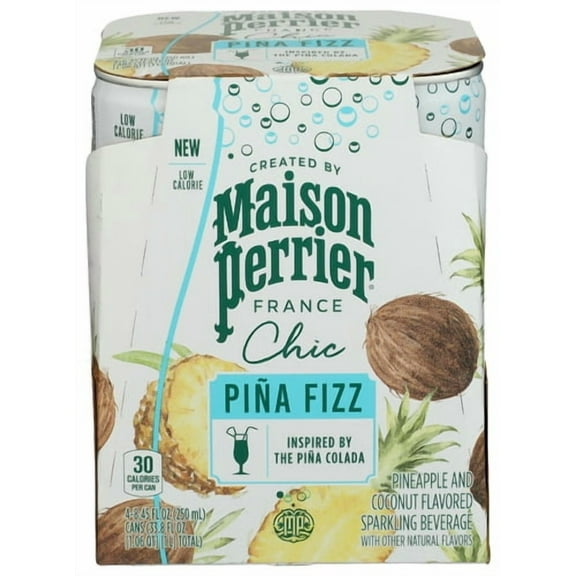 (Pack of 6) Maison Perrier Na Spritzer Chic Pina Fizz 4pk 33.8 fl oz