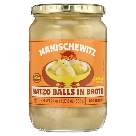 Pack of 6, Manischewitz Matzo Balls In Broth, 24 oz