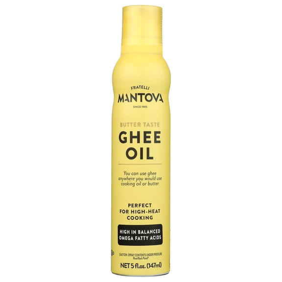 (Pack of 6) Mantova Ghee Butter Oil Spray 5 oz