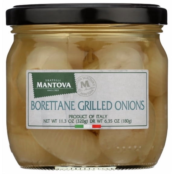 Pack of 6 Mantova Grilled Borettane Onions 11.3 oz