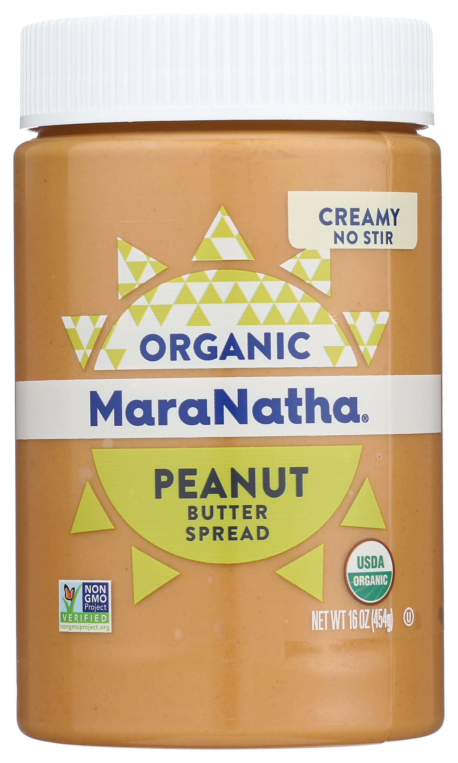 Pack of 6, Maranatha Organic No Stir Creamy Peanut Butter, 16 oz