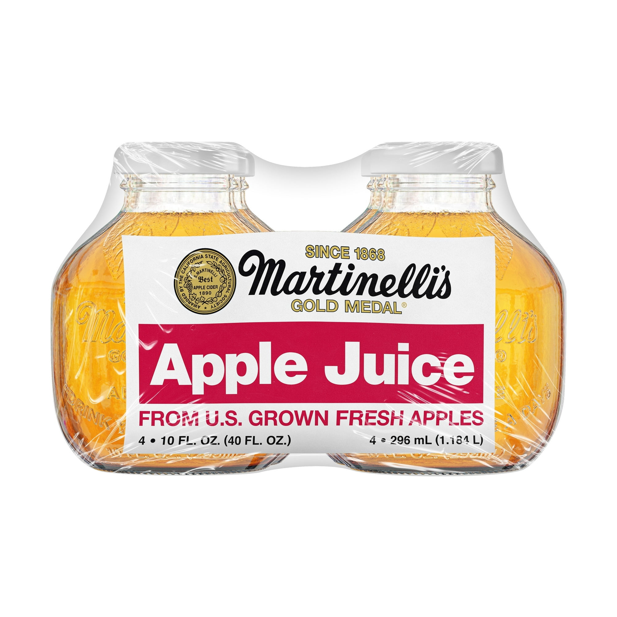 Pack of 6, Martinelli Gold Medal Apple Juice, 40 fl oz