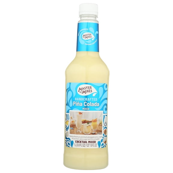 Pack of 6, Master Of Mixes Pia Colada Cocktail Mixer, 33.8 fl oz