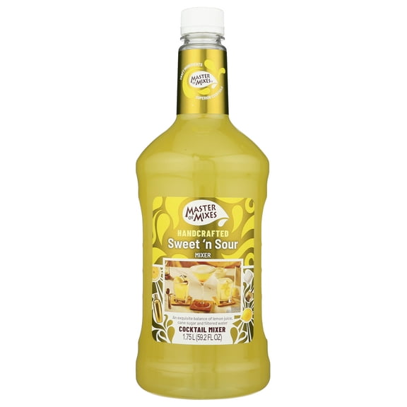 (Pack of 6) Master of Mixes Ready-to-Drink Sweet & Sour Mix 1.75 Lt