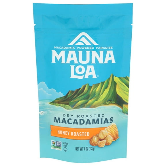 Pack of 6 Mauna Loa Honey Roasted Macadamias 4 oz
