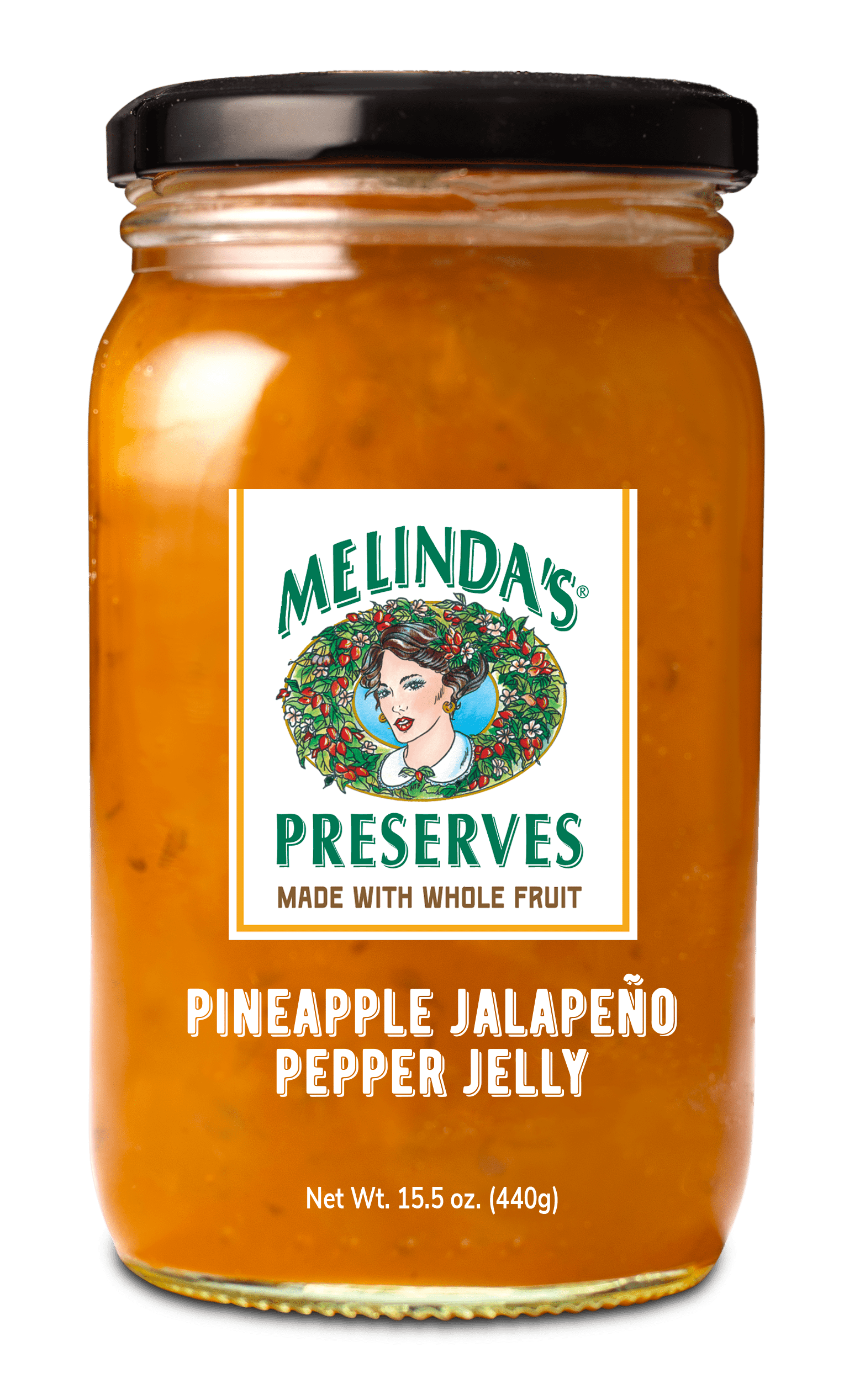 (Pack of 6), Melinda’s Preserves Pineapple Jalapeño, 15.5 oz
