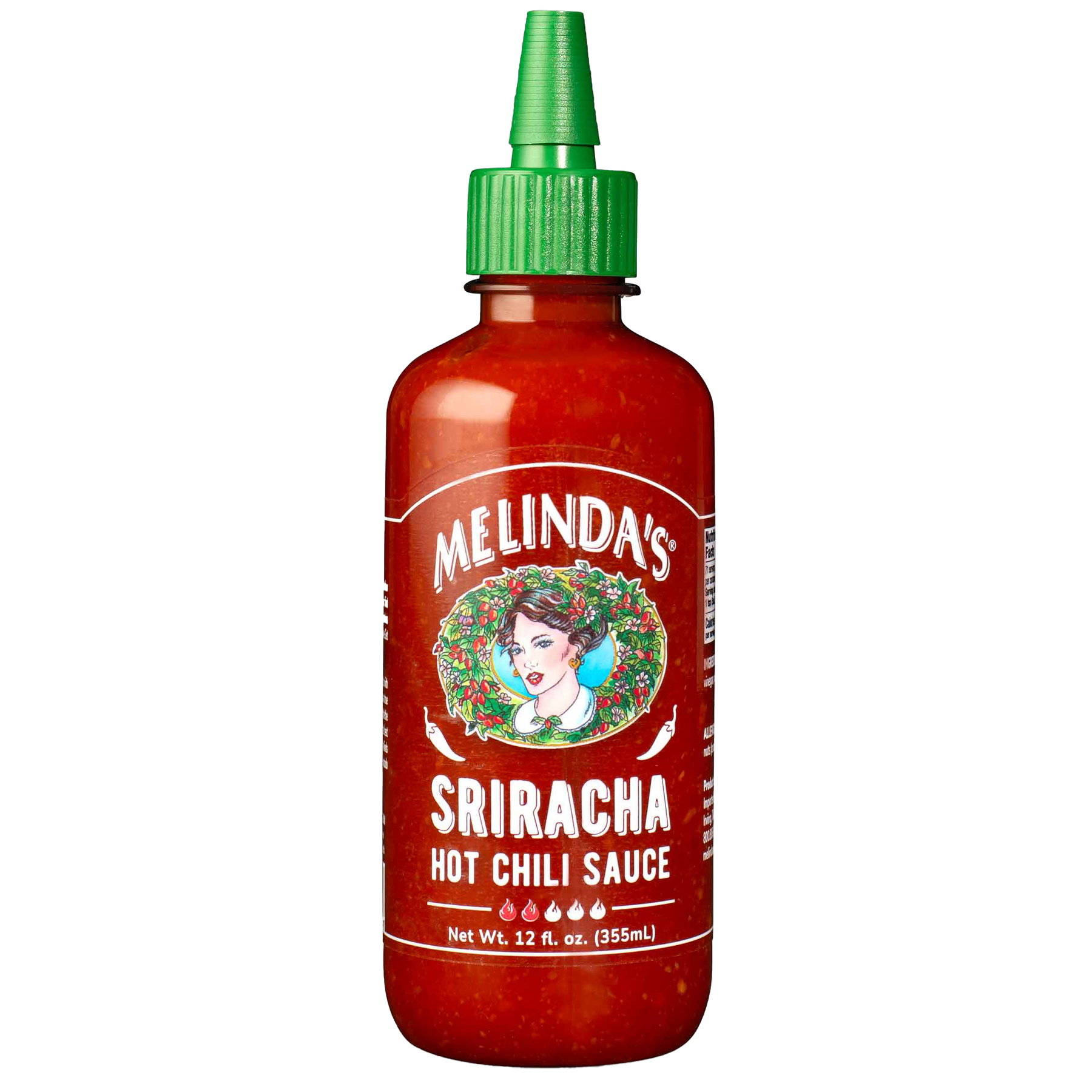 Pack of 6, Melindas Sriracha Hot Sauce, 12 oz