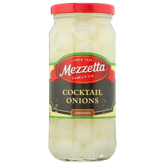 Pack of 6, Mezzetta Cocktail Onions, 16 oz